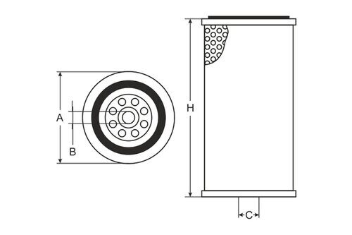 Масляный фильтр  SCT SH 4750