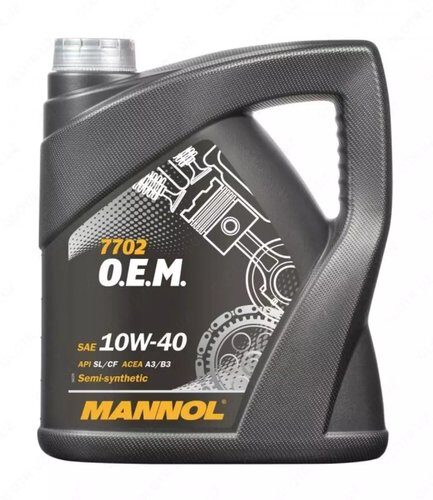 Масло полусинтетическое Mannol 7702 O.E.M. for Chevrolet Opel 10W-40 API  SL/CF  4л