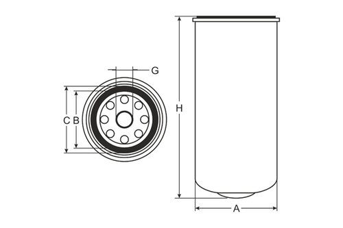 Масляный фильтр  SCT SY 8015