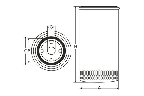 Масляный фильтр  SCT SM 859