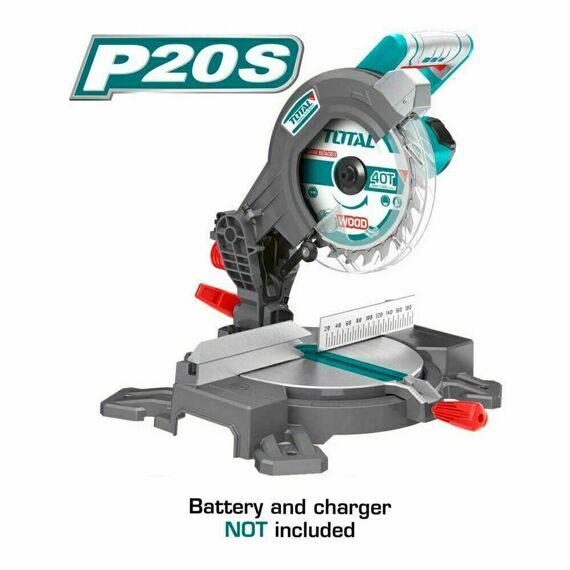 Торцовочная пила (Без батареи) TOTAL TMS2001