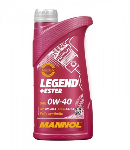 Масло синтетическое Mannol LEGEND+ESTER 0w40  API SM/CF  1л