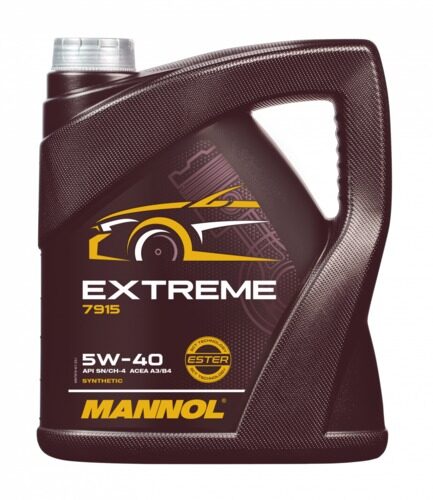 Масло синтетическое Mannol EXTREME 5w40   API SN/CF   3 л