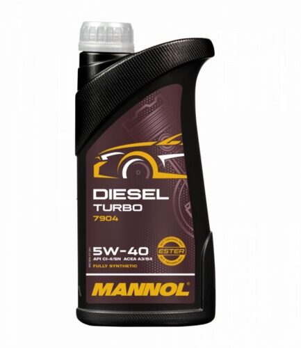 Масло синтетическое Mannol DIESEL TURBO 5w40  API CI-4/SL  1 л