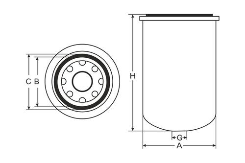 Топливный фильтр SCT STB 8202