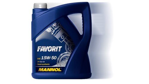 Масло полусинтетическое Mannol FAVORIT API SL/CF-4 15w50   4 л