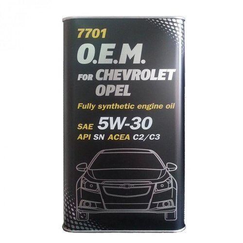 Масло синтетическое Mannol O.E.M. for Chevrolet Opel 5W-30 (Metal) 1л